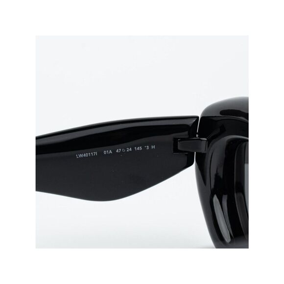 Loewe INFLATED Women Sunglasses Black Smoke Cat Eye LW40117I 01A NEW AUTHENTIC main image 8